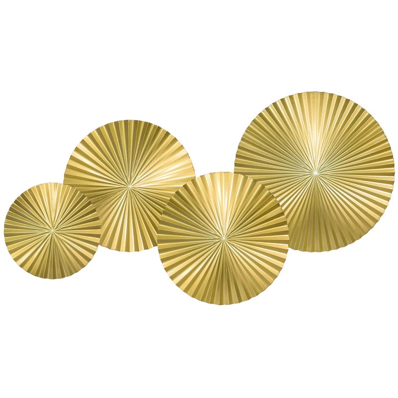 Арт-объект Apollo Gold Wall Plaque Disc 4 Золотой в Воронеже | Loft Concept 