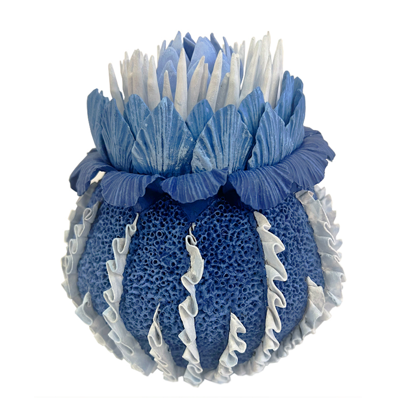Статуэтка тропический фрукт Pandora Tropical Blue and White Fruit  Синий Белый в Воронеже | Loft Concept 
