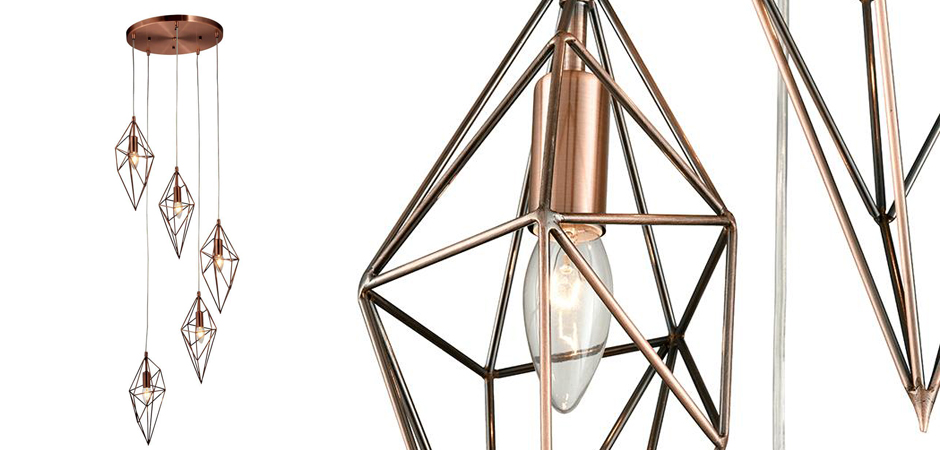 Люстра Volumetric Polygons Copper Люстра Volumetric Polygons Copper - Loft-Concept в Воронеже
