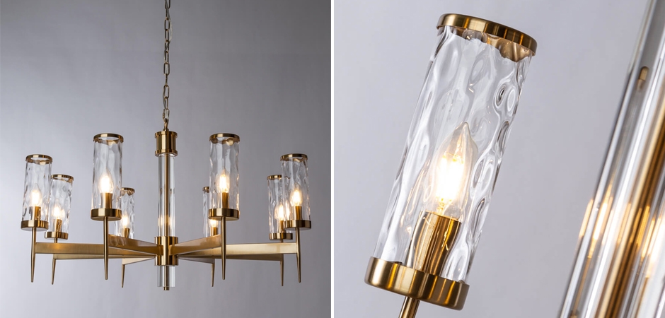 Люстра Brass Wheel в Американском стиле Люстра Brass Wheel в Американском стиле - Loft-Concept в Воронеже