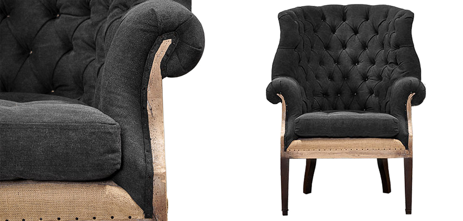 Кресло Gamilton Armchair Graphite Кресло Gamilton Armchair Graphite - Loft-Concept в Воронеже