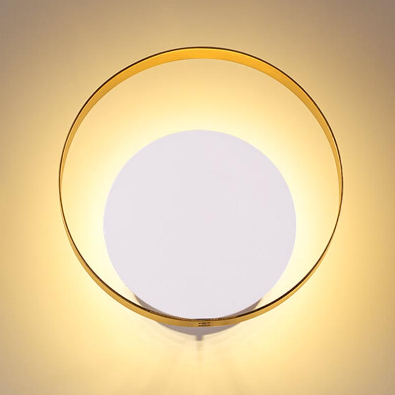 Бра Globo Ocular Sconce Circle White Золотой Белый в Воронеже | Loft Concept 