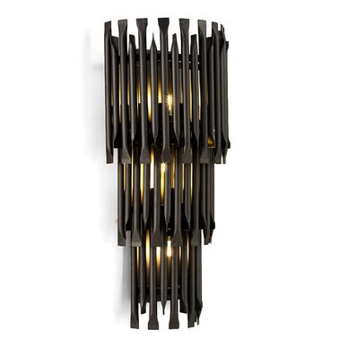Бра MATHENY III WALL LAMP by DELIGHTFULL Black Черный матовый в Воронеже | Loft Concept 