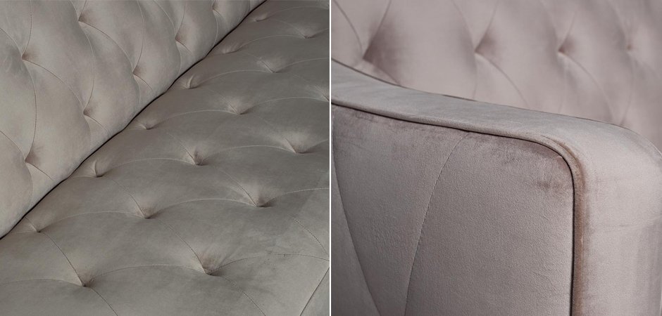 Диван Abbyson Emily Tufted Sofa Gray Диван Abbyson Emily Tufted Sofa Gray - Loft-Concept в Воронеже