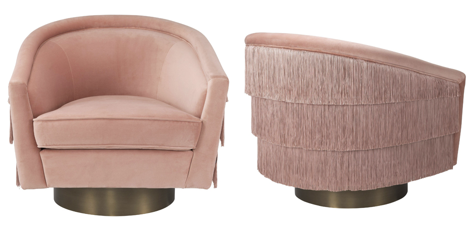 Кресло Eichholtz Swivel Chair Le Vante Savona nude - Loft-Concept в Воронеже