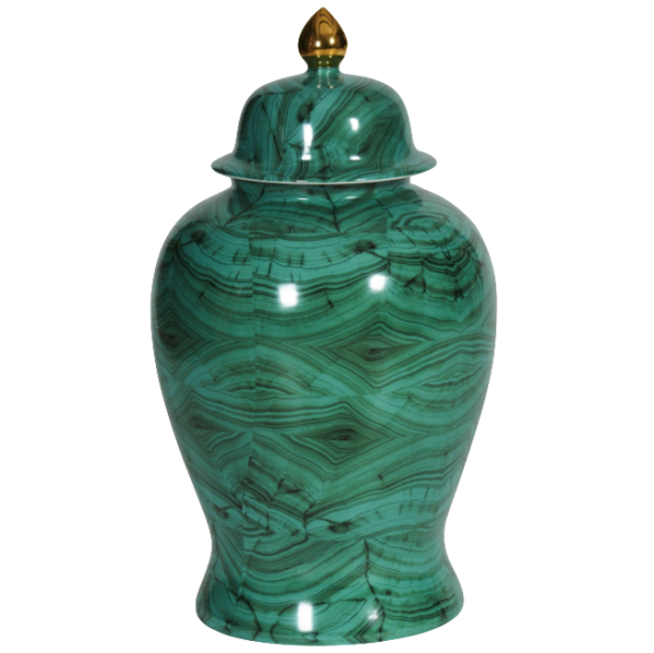 Ваза с крышкой Malachite Vase Малахит в Воронеже | Loft Concept 