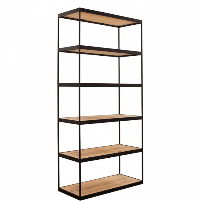 Стеллаж Industrial Oak Shelving Unit  в Воронеже | Loft Concept 