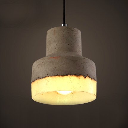 Подвесной светильник Art Concrete Pendant №11 Серый в Воронеже | Loft Concept 