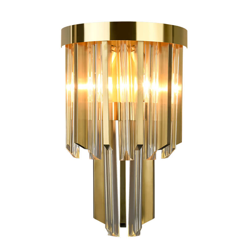 Бра Zacaria Sconce Золотой Прозрачный (Transparent) в Воронеже | Loft Concept 