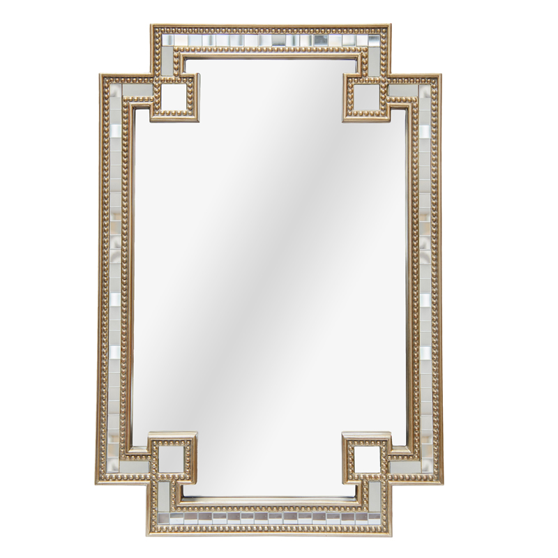 Зеркало Wallace Mirror gold edging Золотой в Воронеже | Loft Concept 