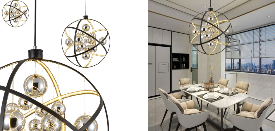 Люстра Atomic nucleus Chandelier Люстра Atomic nucleus Chandelier - Loft-Concept в Воронеже