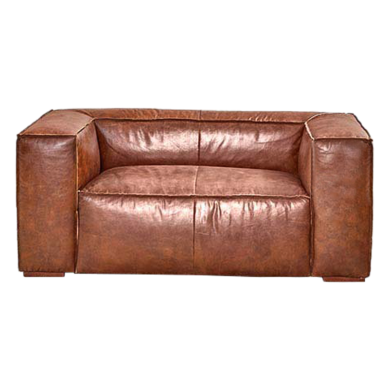 Диван Leather Softness Sofa Коричневый в Воронеже | Loft Concept 