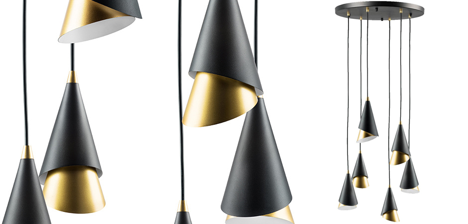 Люстра Lucio Black and Gold 6 Люстра Lucio Black and Gold 6 - Loft-Concept в Воронеже