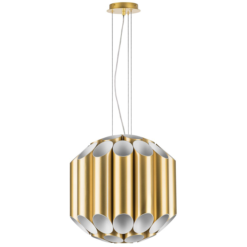 Люстра Garbi Gold Pipe Organ Chandelier 44 Золотой Белый в Воронеже | Loft Concept 