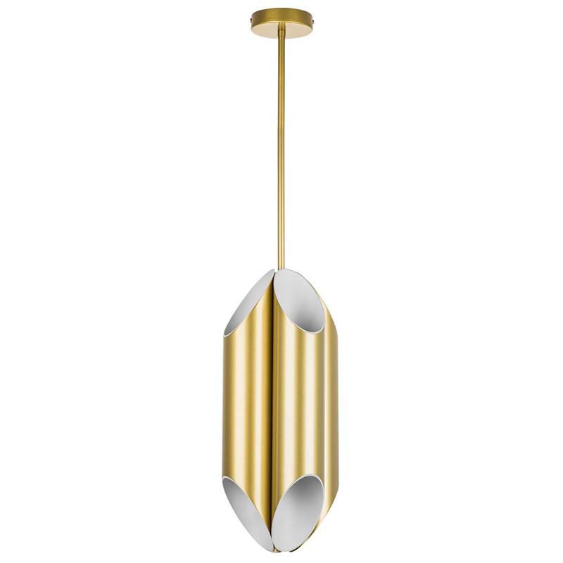 Подвесной светильник Garbi Gold Pipe Organ Hanging Lamp Золотой Белый в Воронеже | Loft Concept 