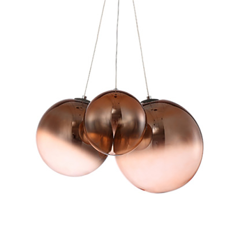 Светильник подвесной медь Balls Lamp  Медь в Воронеже | Loft Concept 