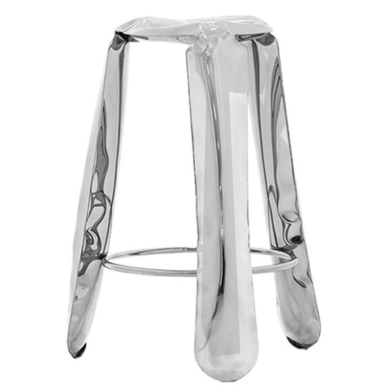 Барный стул Stainless Steel Bar Plopp Stool by Zieta Хром в Воронеже | Loft Concept 