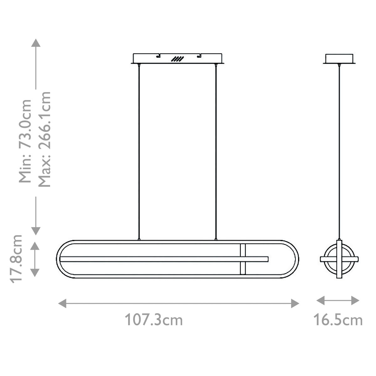 Подвесной светильник с вытянутой овальной формой Eurofase в Воронеже