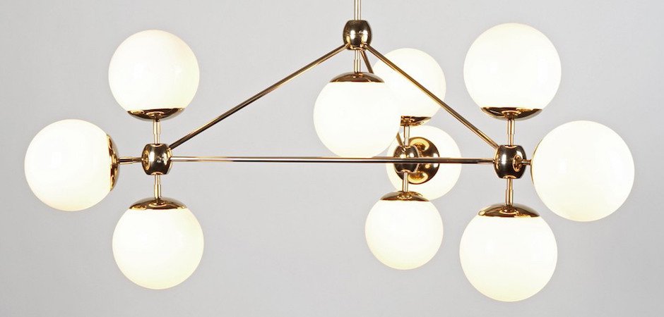 Люстра Modo Chandelier White Glass Люстра Modo Chandelier White Glass - Loft-Concept в Воронеже