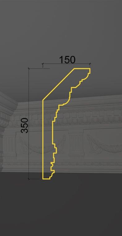Карниз с орнаментом KO-27 в Воронеже