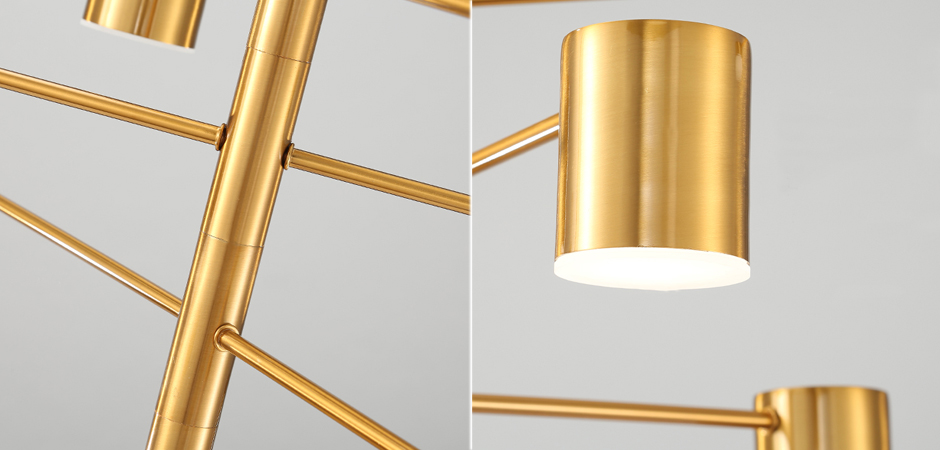 Светильник LED Lighting Gold 8 lampholders Светильник LED Lighting Gold 8 lampholders - Loft-Concept в Воронеже