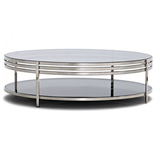 Столик Ula Round coffee table ULA002 Нержавеющая сталь в Воронеже | Loft Concept 