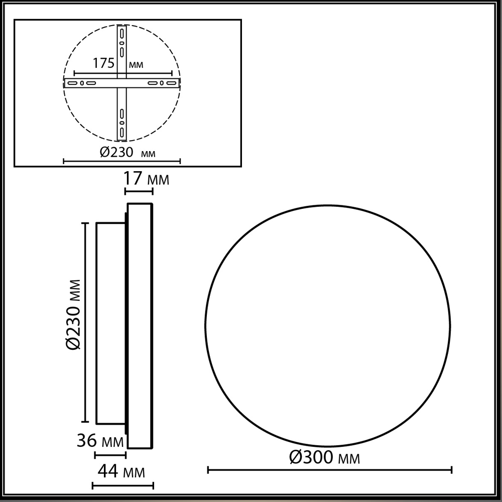 Бра круглое натуральная Пробка Natural Cork в Воронеже