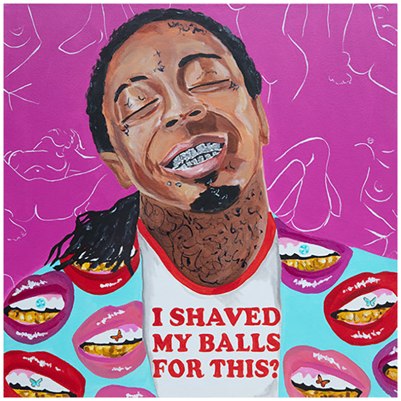 Картина Lil Wayne "I Shaved My Balls for This?" Мульти в Воронеже | Loft Concept 