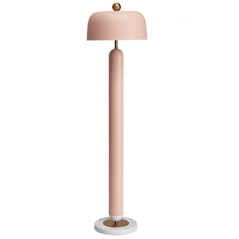 Meet pink Floor lamp Розовый пастельный Латунь в Воронеже | Loft Concept 