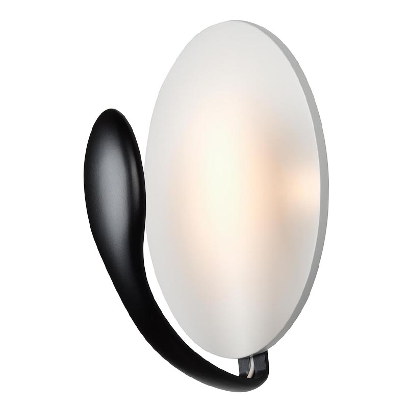 Бра Devi Black Spot Wall Lamp Белый Черный в Воронеже | Loft Concept 