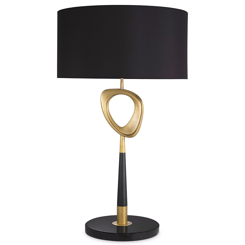 Настольная лампа Eichholtz Table Lamp Celine Латунь Черный в Воронеже | Loft Concept 