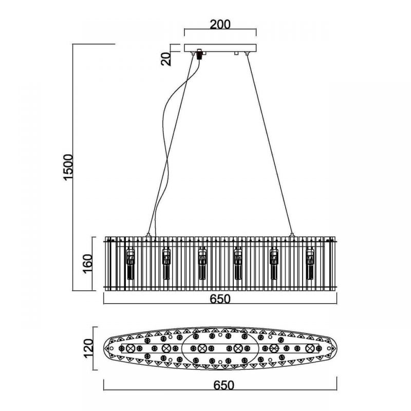 Люстра Board Chandelier в Воронеже