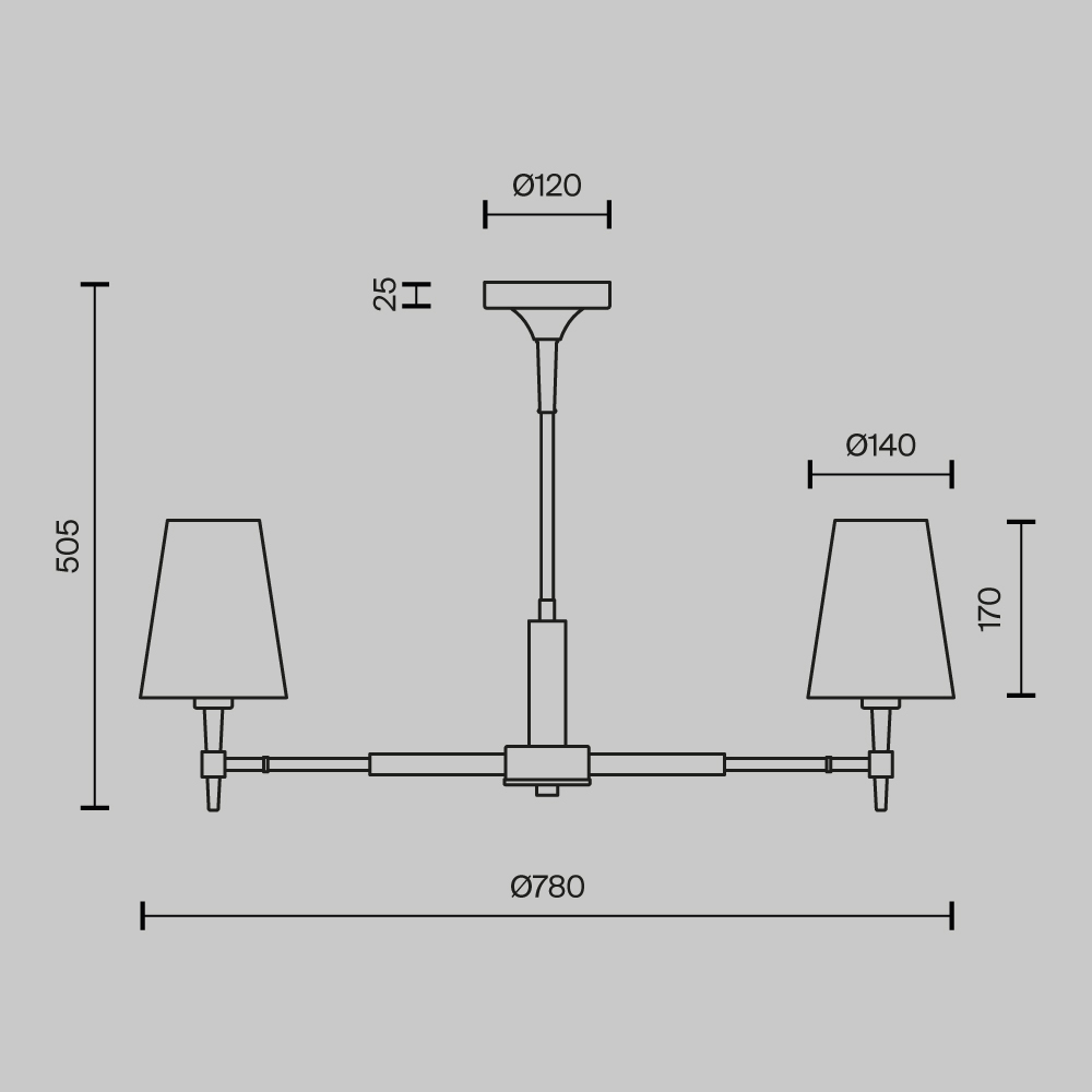 Потолочный светильник Zaragoza Е14 в Воронеже