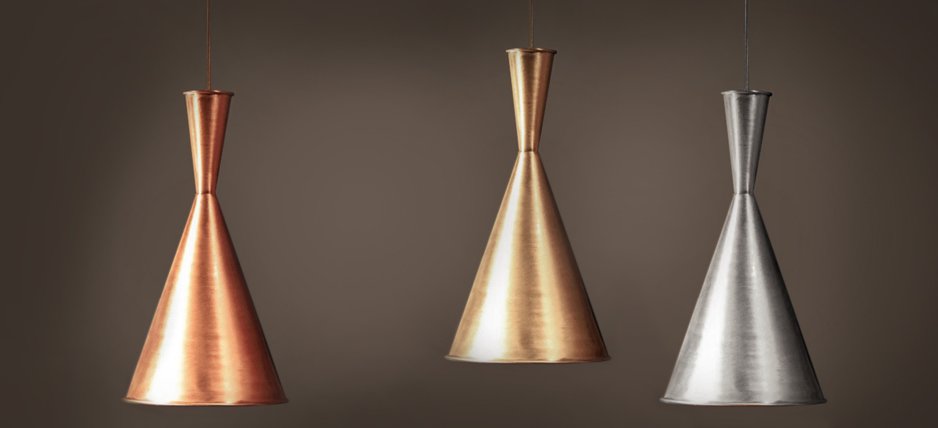 Подвесной светильник Copper Pendant Lamp Beat Light Tall Подвесной светильник Copper Pendant Lamp Beat Light Tall - Loft-Concept в Воронеже
