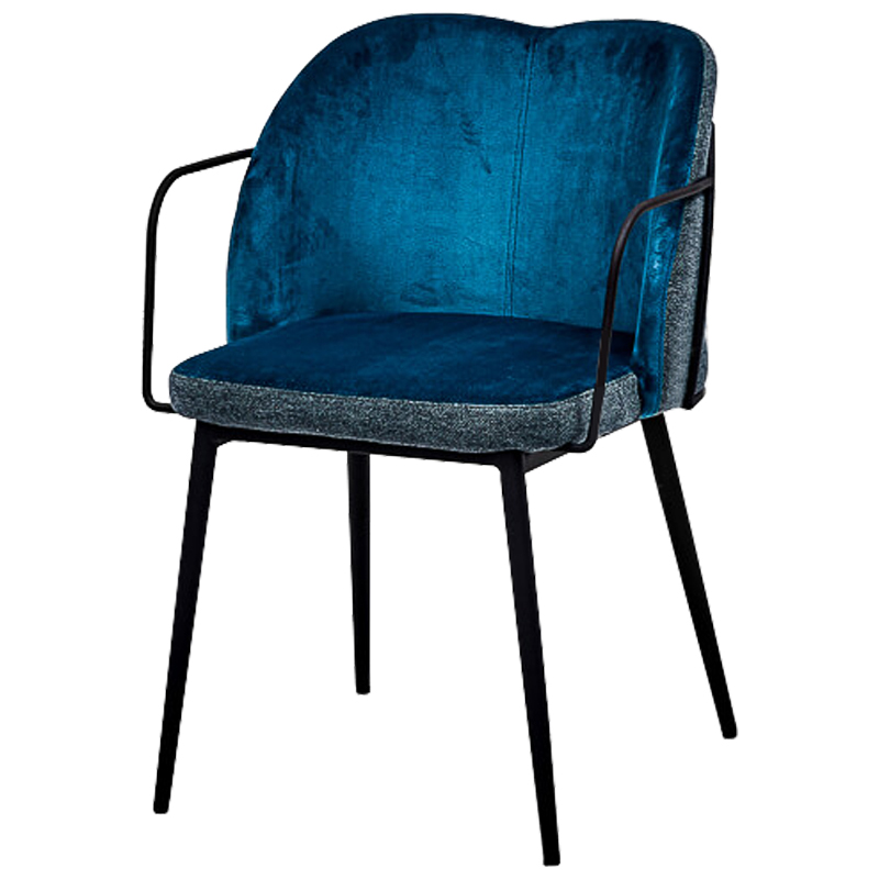 Стул Raymond Stool blue Синий Черный в Воронеже | Loft Concept 