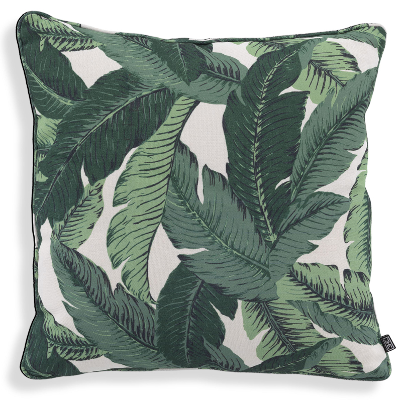 Подушка Eichholtz Pillow Mustique L Белый Зеленый Подушка Eichholtz Pillow Mustique L Белый Зеленый в Воронеже | Loft Concept