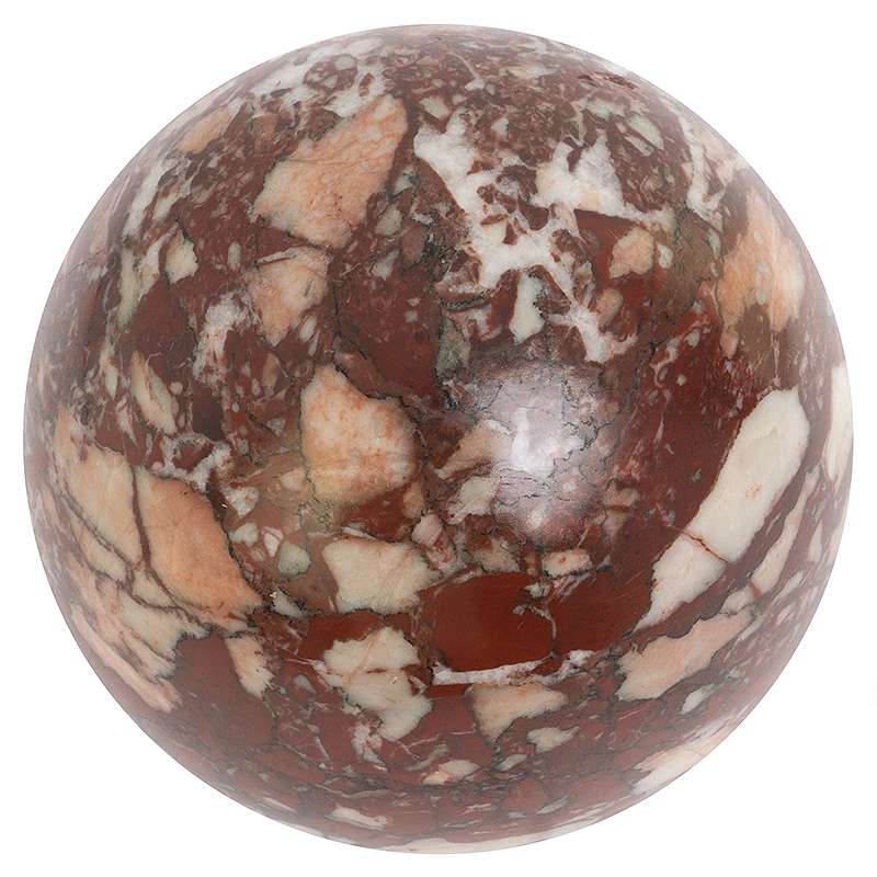 Шар декоративный из натурального камня Креноид Красный Natural Stone Spheres Коричневый Оранжевый Белый Красный Шар декоративный из натурального камня Креноид Красный Natural Stone Spheres Коричневый Оранжевый Белый Красный в Воронеже | Loft Concept