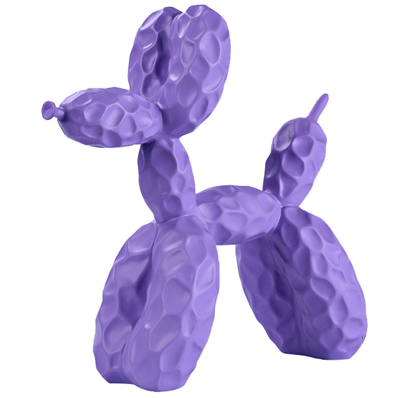 Статуэтка Jeff Koons Balloon Dog Crumpled Lilac Сиреневый в Воронеже | Loft Concept 