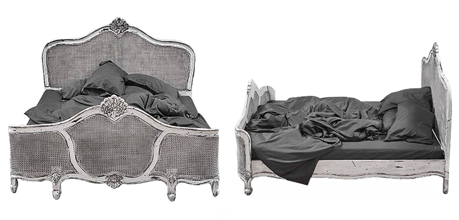 Кровать Wicker Bed White Кровать Wicker Bed White - Loft-Concept в Воронеже