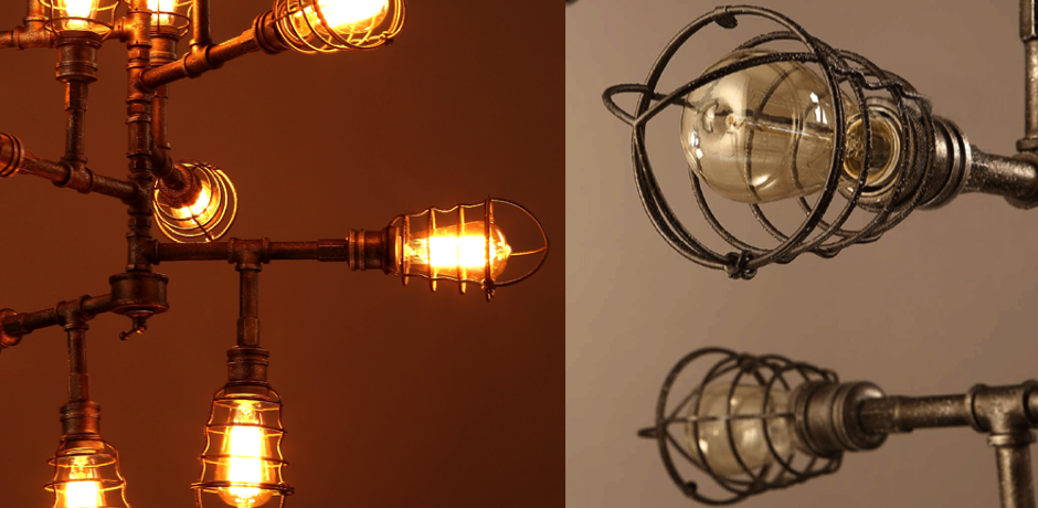 Люстра Loft Industrial Sputnik 12 Retro Люстра Loft Industrial Sputnik 12 Retro - Loft-Concept в Воронеже