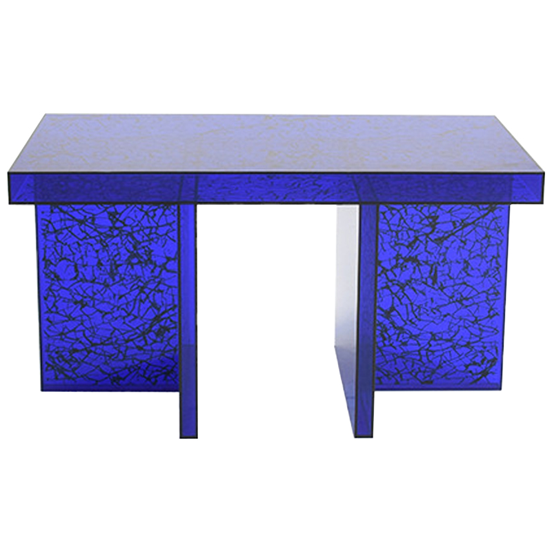 Кофейный стол Acrylic Blue Gerald Coffee Table Синий Черный в Воронеже | Loft Concept 