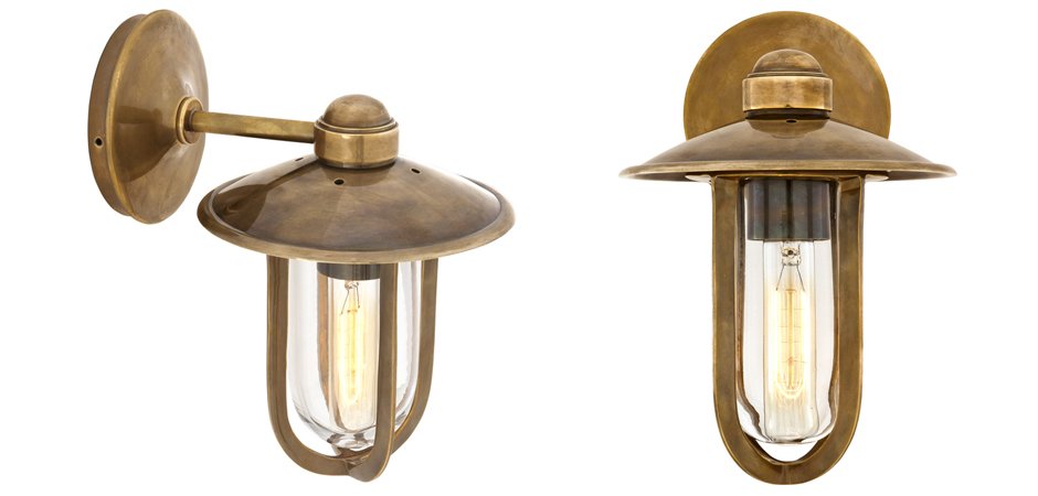 Бра Eichholtz Wall Lamp Seg Harbour Brass Бра Eichholtz Wall Lamp Seg Harbour Brass - Loft-Concept в Воронеже