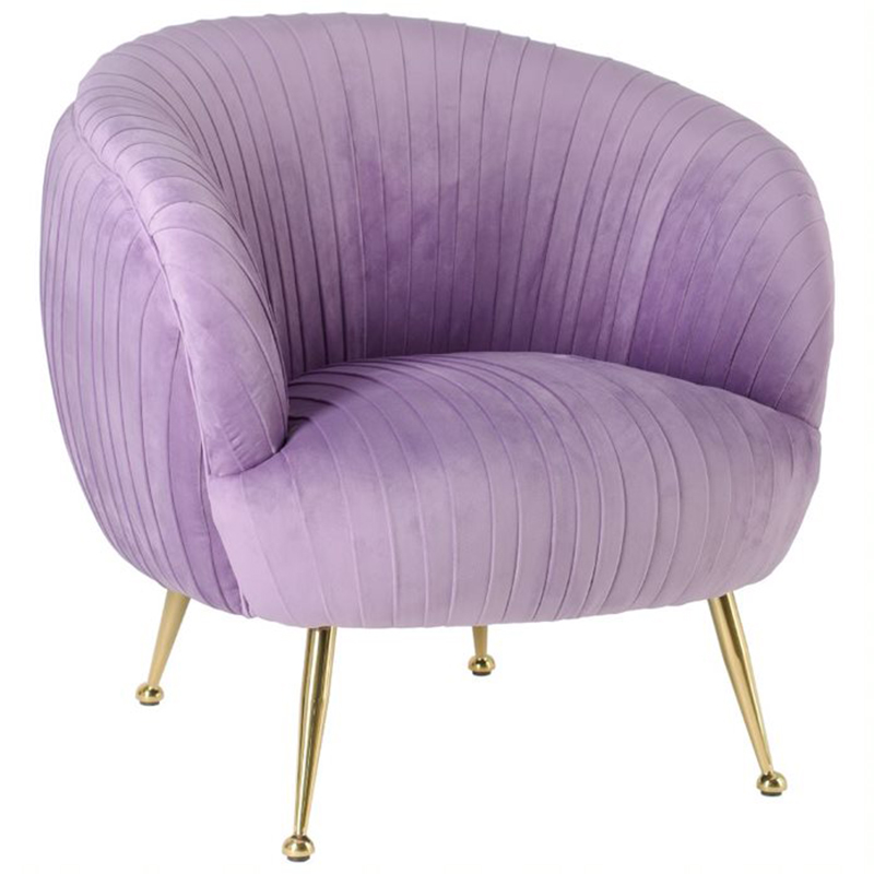 Кресло SOUFFLE CHAIR lilac Сиреневый матовое золото в Воронеже | Loft Concept 