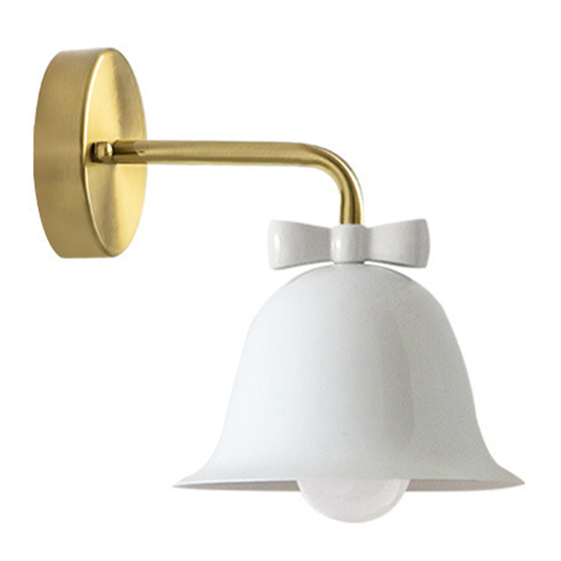 Бра Колокольчик Bell with Bow White Wall Lamp Белый Белый Красный Морская синь Золотой в Воронеже | Loft Concept 