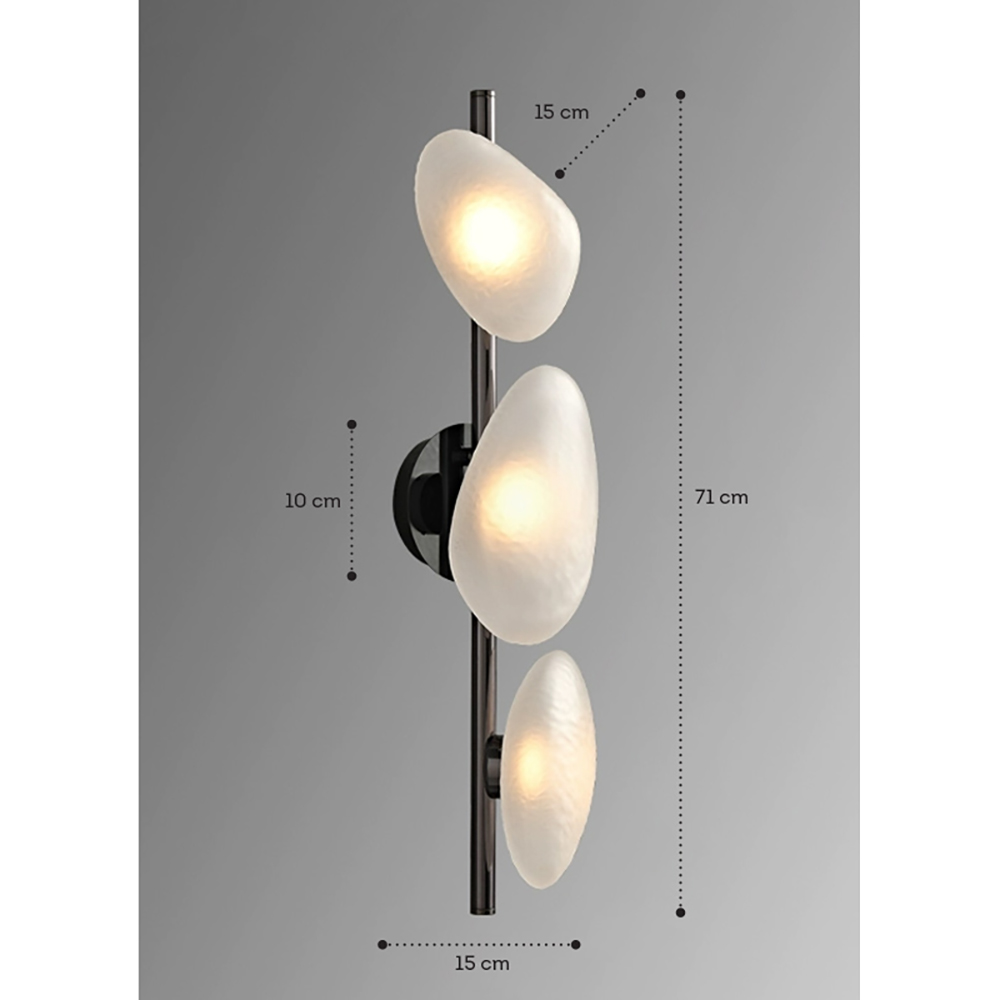 Бра LINDIS FROST LONG WALL 3 лампы Молочное стекло  в Воронеже