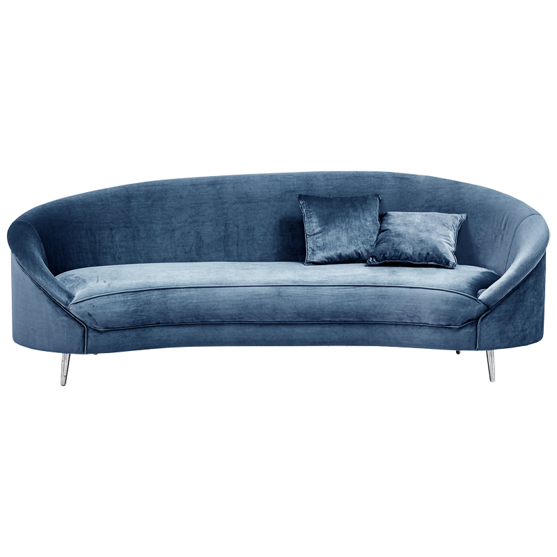 Диван Paulet Sofa blue Серый Хром в Воронеже | Loft Concept 