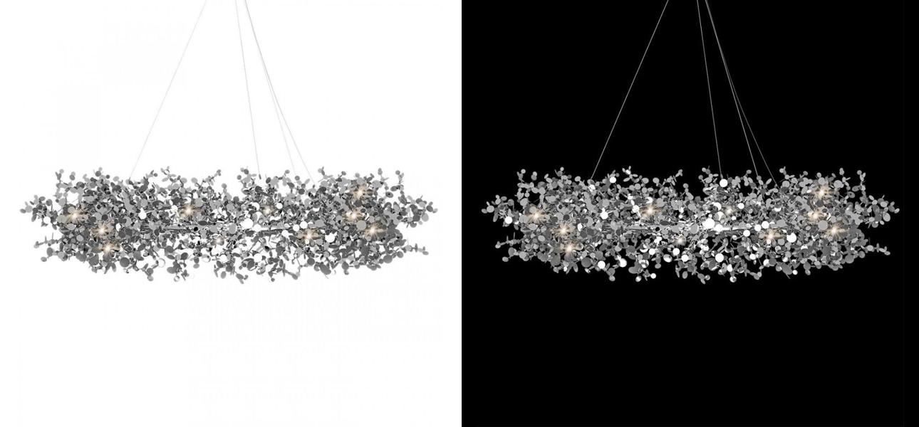 Люстра Terzani Argent Suspension Ring Silver - фото