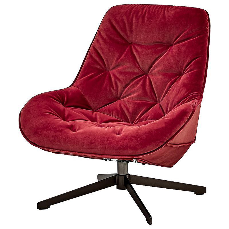 Кресло Vetsera Chair Красный (Red) Черный в Воронеже | Loft Concept 