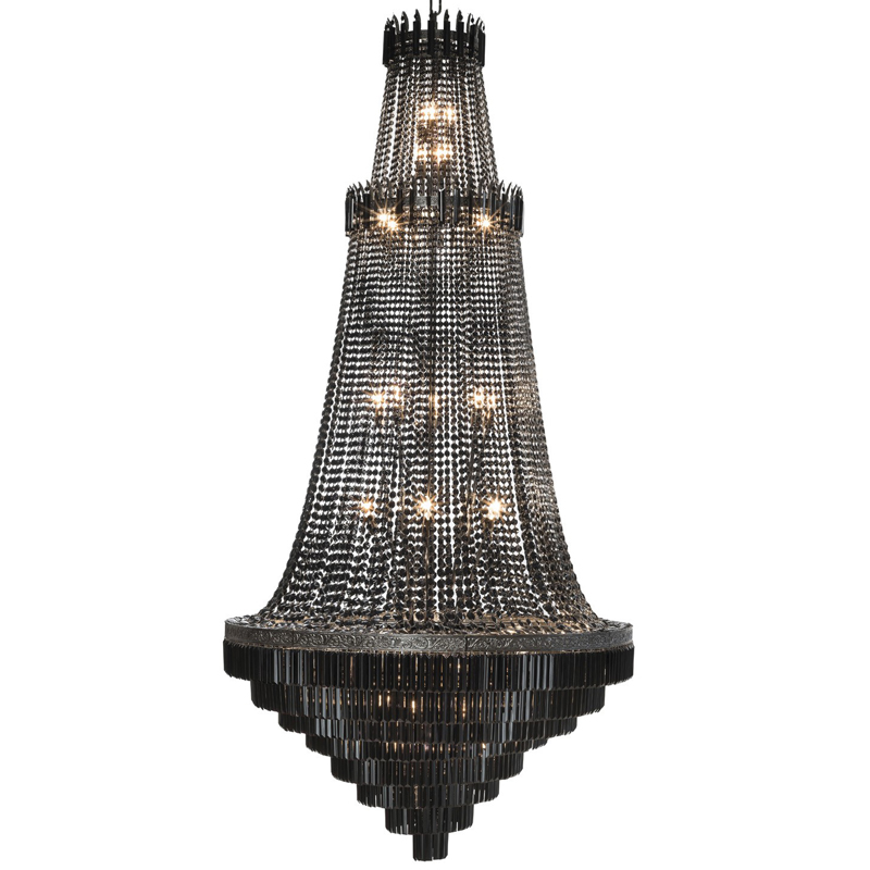 Люстра ABHIKA LAMP EMPIRE BRONZE Черный Темная бронза в Воронеже | Loft Concept 