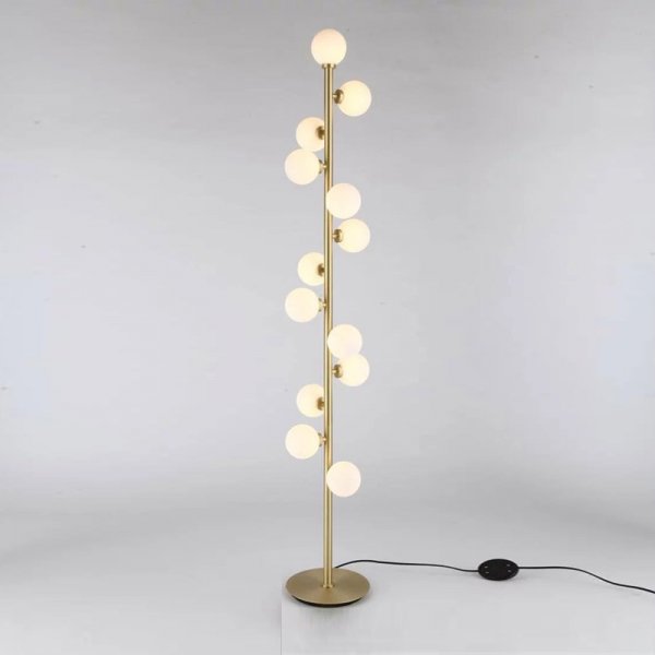 Торшер Bubble Stik Cold floor lamp Латунь в Воронеже | Loft Concept 